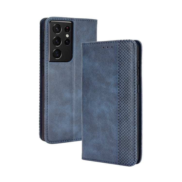 Magnetic Buckle Retro Crazy Horse Texture Horizontal Flip Leather Case with Holder & Card Slots & Photo Frame, For Samsung Galaxy A72 5G, For Samsung Galaxy S21+ 5G, For Samsung Galaxy S21 Ultra 5G, For Samsung Galaxy S21 5G, For Xiaomi Mi 11