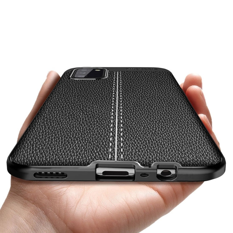 Litchi Texture TPU Shockproof Case, For Samsung Galaxy A02s (European Version), For OPPO Reno5 Pro Plus