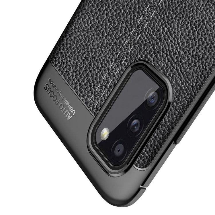 Litchi Texture TPU Shockproof Case, For Samsung Galaxy A02s (European Version), For OPPO Reno5 Pro Plus