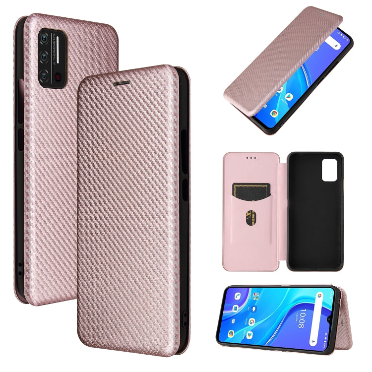 Carbon Fiber Texture Magnetic Horizontal Flip TPU + PC + PU Leather Case with Card Slot