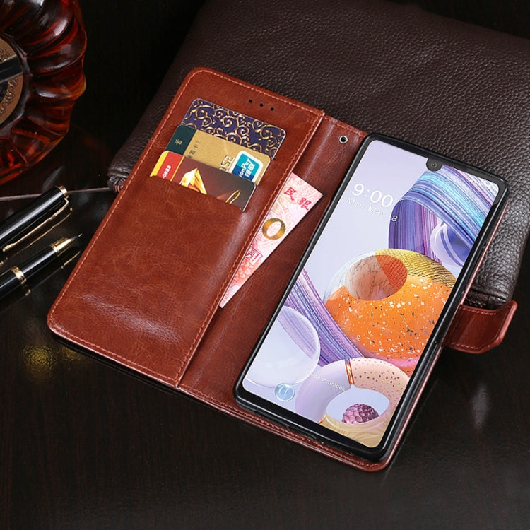 idewei Crazy Horse Texture Horizontal Flip Leather Case with Holder &amp; Card Slots &amp; Wallet, For OPPO A15s, For OPPO A53 5G, For OPPO Reno5 4G, For Xiaomi Redmi 9T