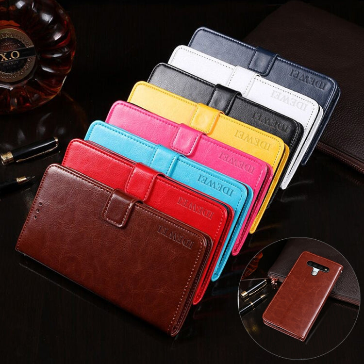 idewei Crazy Horse Texture Horizontal Flip Leather Case with Holder &amp; Card Slots &amp; Wallet, For OPPO A15s, For OPPO A53 5G, For OPPO Reno5 4G, For Xiaomi Redmi 9T