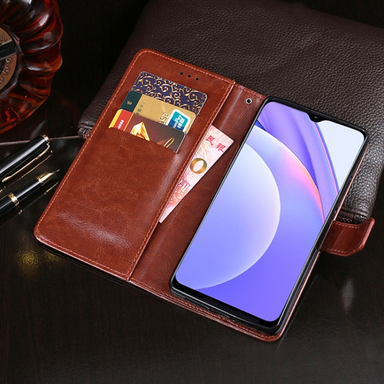 idewei Crazy Horse Texture Horizontal Flip Leather Case with Holder &amp; Card Slots &amp; Wallet, For Xiaomi Redmi Note 9T 5G, For vivo iQOO U3, For Xiaomi Mi 10i 5G, For ZTE Zmax 10