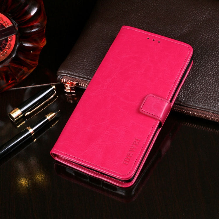 idewei Crazy Horse Texture Horizontal Flip Leather Case with Holder & Card Slots & Wallet, For OPPO A15s, For OPPO A53 5G, For OPPO Reno5 4G, For Xiaomi Redmi 9T