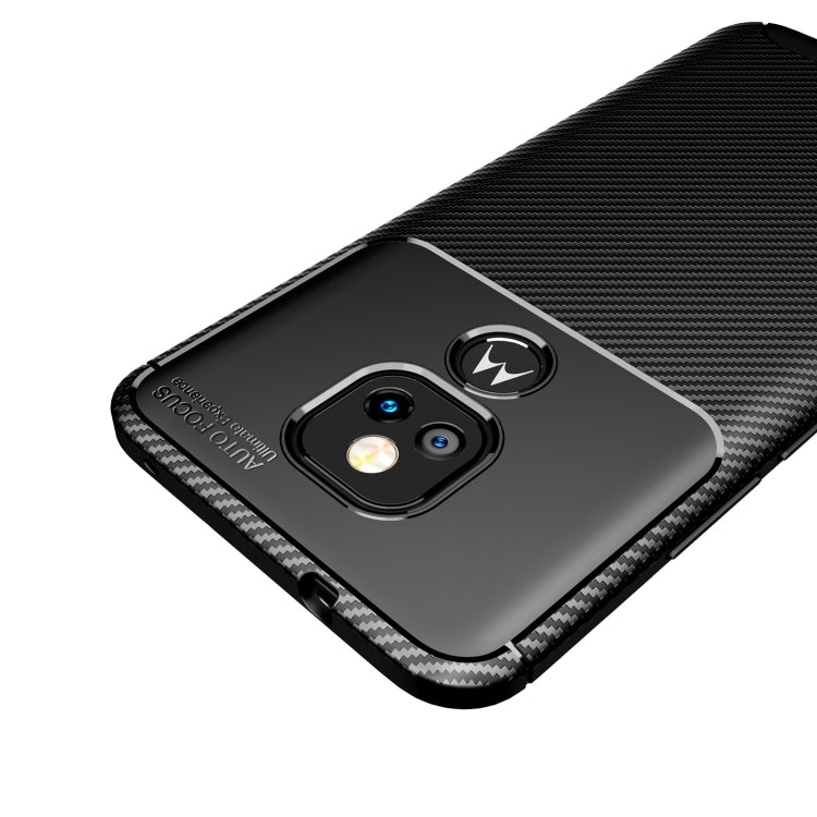 Carbon Fiber Texture Shockproof TPU Case, For Motorola Moto G Play (2021), For vivo X60 Pro