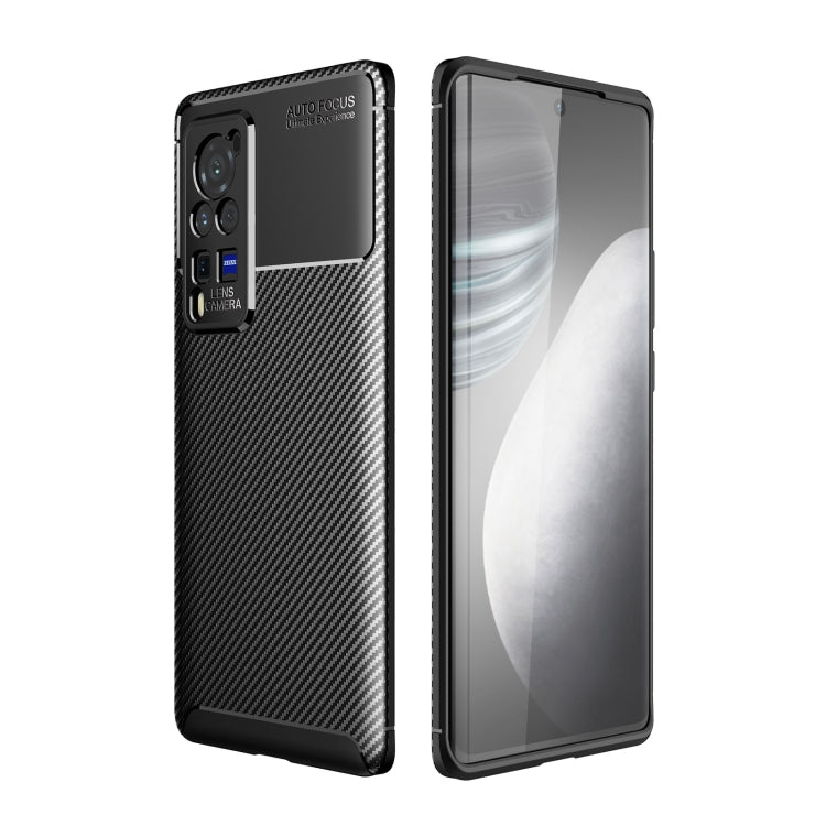 Carbon Fiber Texture Shockproof TPU Case, For Motorola Moto G Play (2021), For vivo X60 Pro