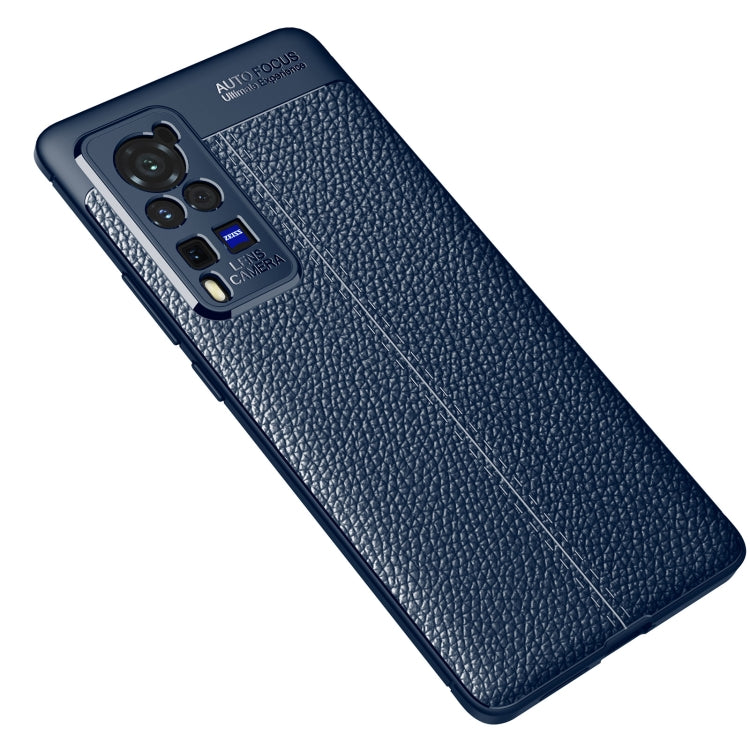 Litchi Texture TPU Shockproof Case, For Vivo X60 Pro