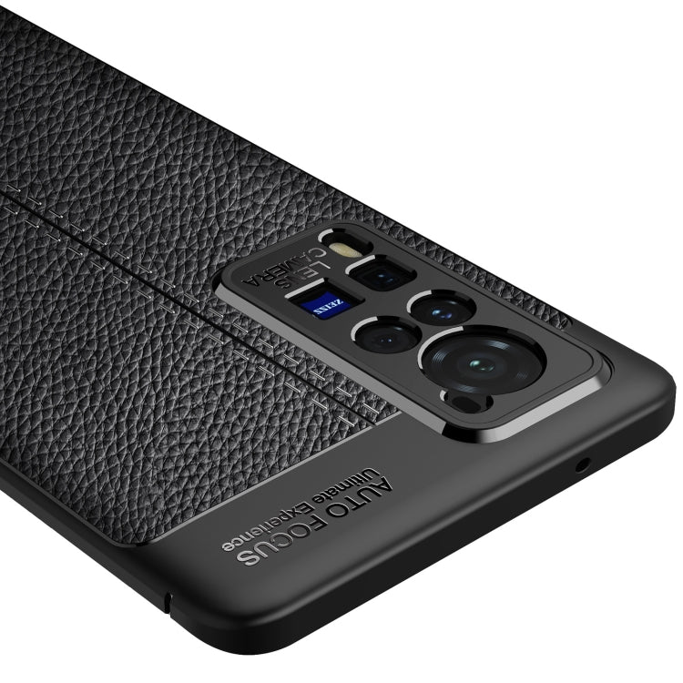 Litchi Texture TPU Shockproof Case, For Vivo X60 Pro