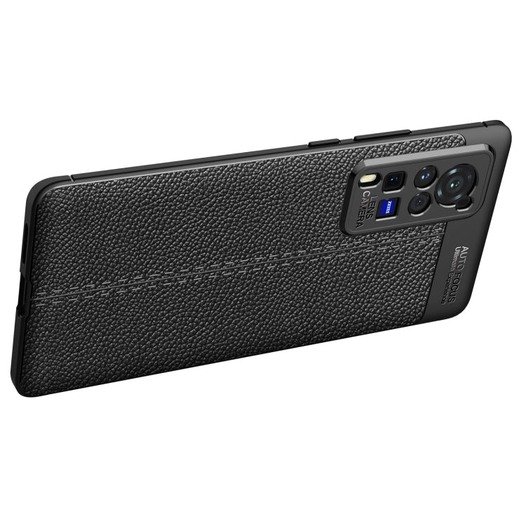 Litchi Texture TPU Shockproof Case, For Vivo X60 Pro