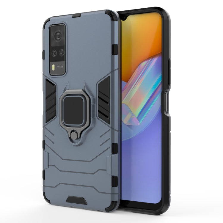 PC + TPU Shockproof Protective Case with Magnetic Ring Holder, For OPPO Reno5 Pro+, For Vivo Y51(2020 India), For Samsung Galaxy A52 5G, For Vivo iQOO 7