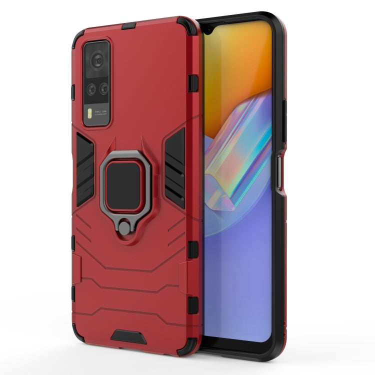 PC + TPU Shockproof Protective Case with Magnetic Ring Holder, For OPPO Reno5 Pro+, For Vivo Y51(2020 India), For Samsung Galaxy A52 5G, For Vivo iQOO 7