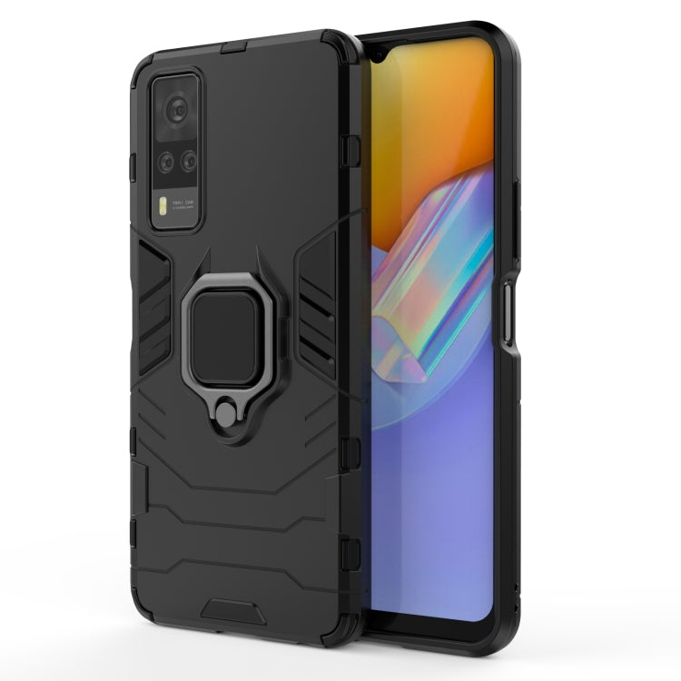 PC + TPU Shockproof Protective Case with Magnetic Ring Holder, For OPPO Reno5 Pro+, For Vivo Y51(2020 India), For Samsung Galaxy A52 5G, For Vivo iQOO 7