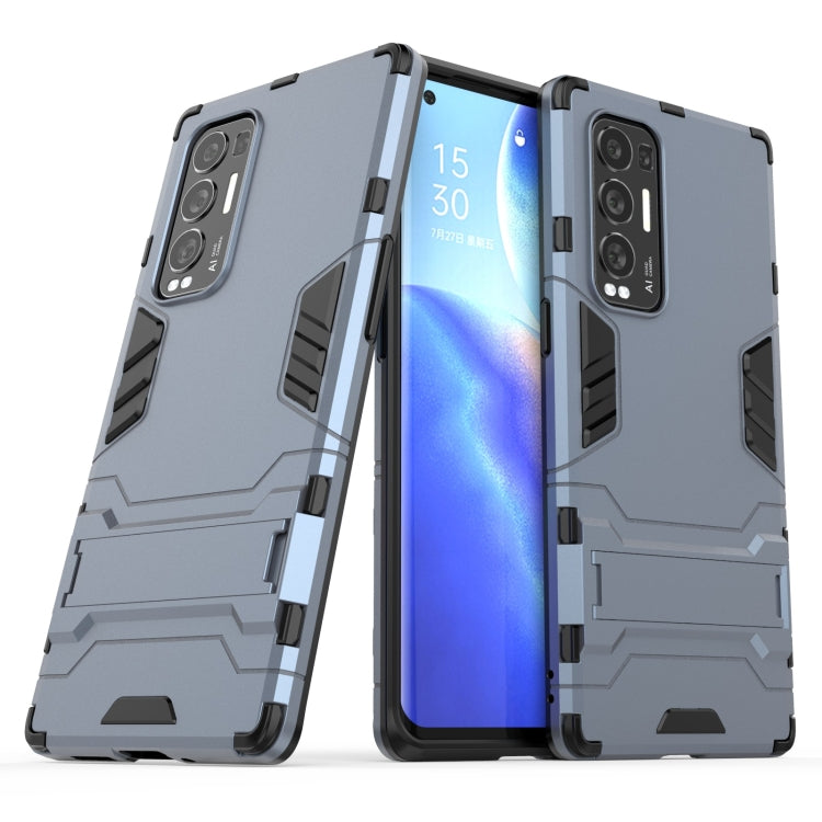 PC + TPU Shockproof Protective Case with Holder, For OPPO Reno5 Pro+, For Vivo Y51(2020 India), For Samsung Galaxy A52 5G