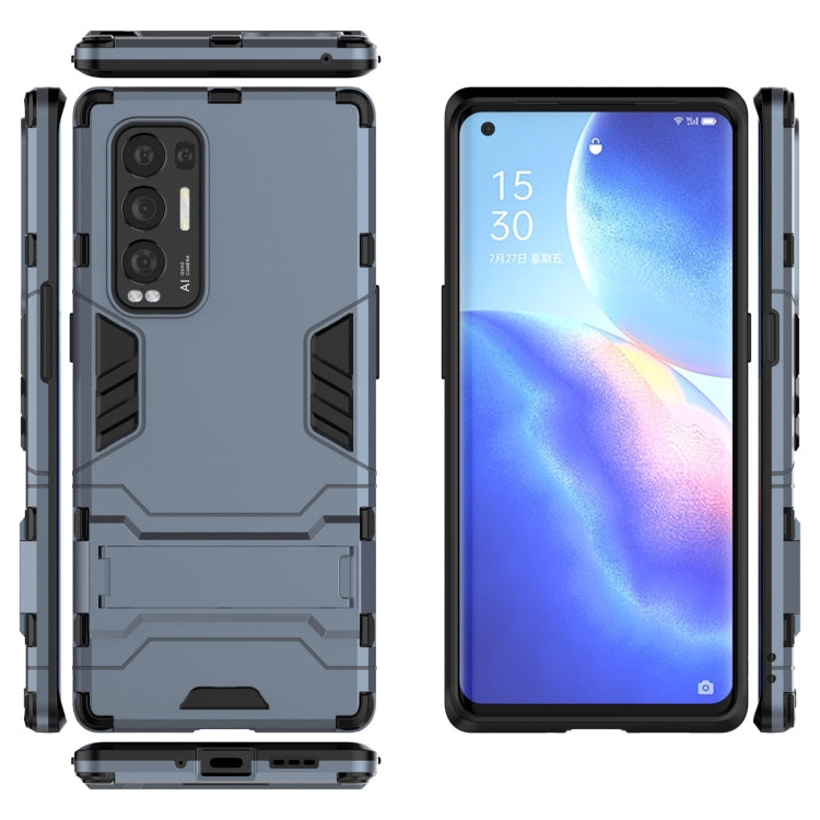 PC + TPU Shockproof Protective Case with Holder, For OPPO Reno5 Pro+, For Vivo Y51(2020 India), For Samsung Galaxy A52 5G