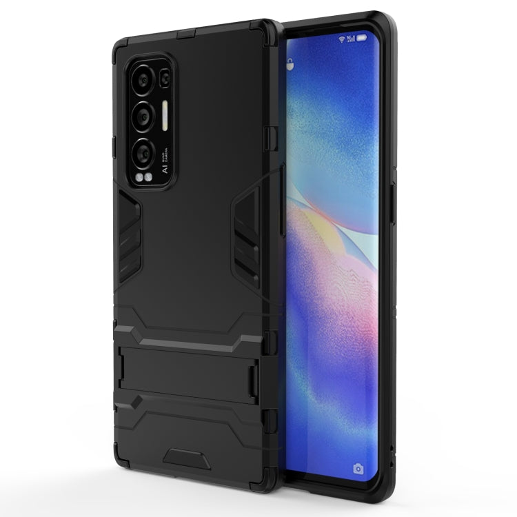 PC + TPU Shockproof Protective Case with Holder, For OPPO Reno5 Pro+, For Vivo Y51(2020 India), For Samsung Galaxy A52 5G