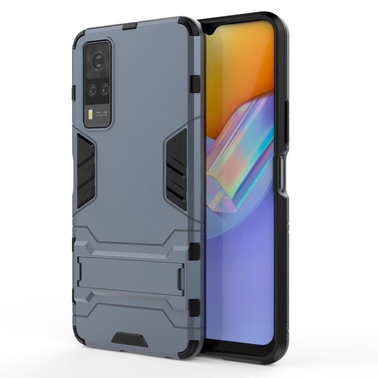 PC + TPU Shockproof Protective Case with Holder, For OPPO Reno5 Pro+, For Vivo Y51(2020 India), For Samsung Galaxy A52 5G