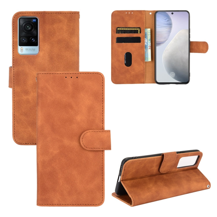 Solid Color Skin Feel Magnetic Buckle Horizontal Flip Calf Texture PU Leather Case with Holder & Card Slots & Wallet