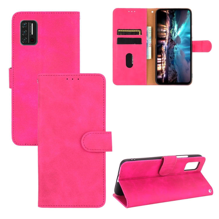 Solid Color Skin Feel Magnetic Buckle Horizontal Flip Calf Texture PU Leather Case with Holder &amp; Card Slots &amp; Wallet