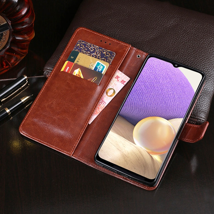idewei Crazy Horse Texture Horizontal Flip Leather Case with Holder &amp; Card Slots &amp; Wallet, For Samsung Galaxy A32 5G, For vivo Y31S, For vivo Y51 2020 (Indian), For vivo Y51A 2021