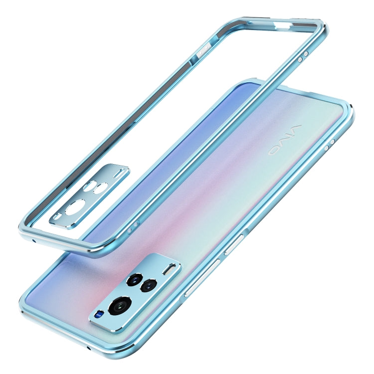 Aurora Series Lens Protector + Metal Frame Protective Case, For vivo X60, For vivo X60 Pro