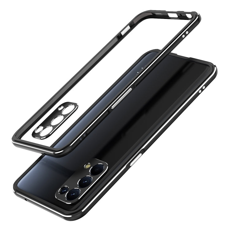 Aurora Series Lens Protector + Metal Frame Protective Case, For OPPO Reno5, For OPPO Reno5 Pro