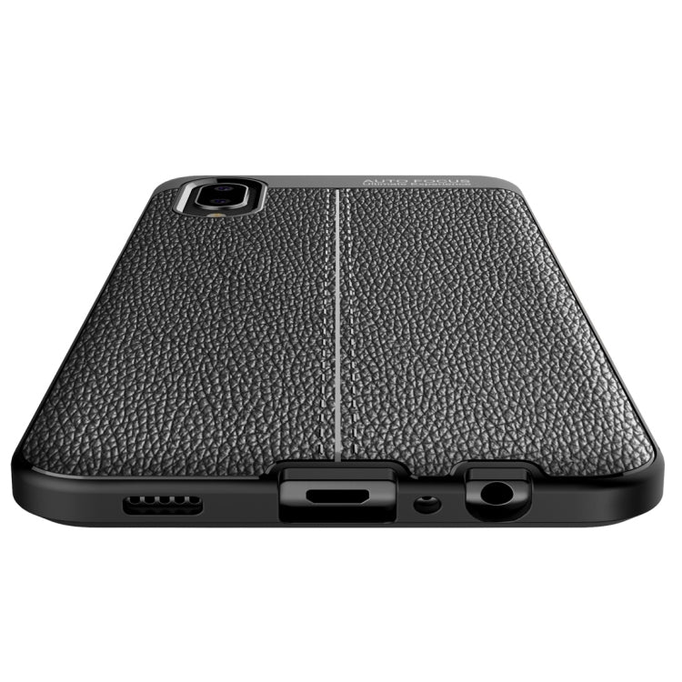 Litchi Texture TPU Shockproof Case, For Samsung Galaxy A02