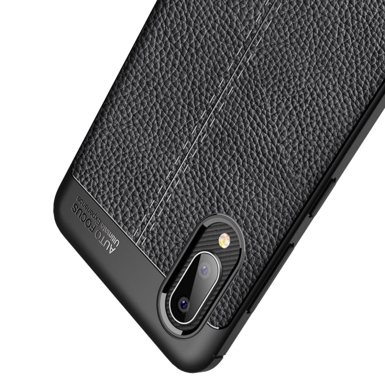 Litchi Texture TPU Shockproof Case, For Samsung Galaxy A02