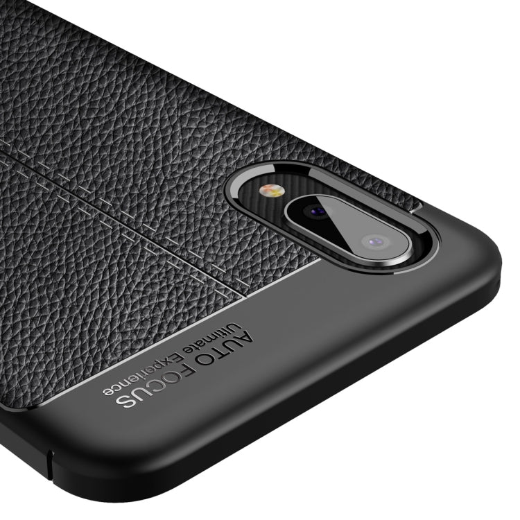 Litchi Texture TPU Shockproof Case, For Samsung Galaxy A02