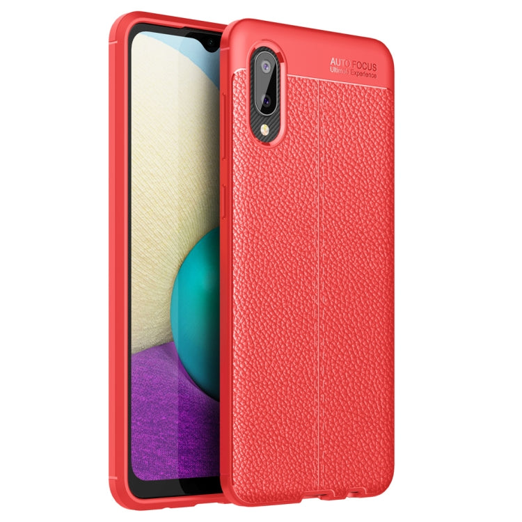 Litchi Texture TPU Shockproof Case, For Samsung Galaxy A02, For vivo X60 Pro+ 5G, For OPPO A55 5G