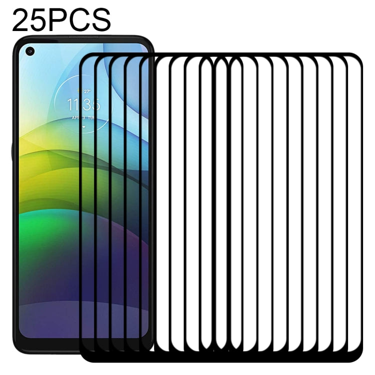 25 PCS Full Glue Full Screen Tempered Glass Film, For vivo Y20A (25 PCS), For OPPO Reno5 K (25 PCS), For Motorola Moto G9 Power (25 PCS), For Samsung Galaxy A02 (25 PCS), For Xiaomi Redmi K40 (25 PCS), For Xiaomi Redmi K40 Pro (25 PCS)�����������������...