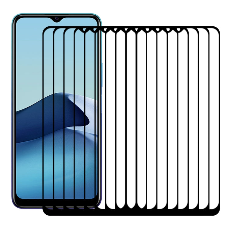 25 PCS Full Glue Full Screen Tempered Glass Film, For vivo Y20A (25 PCS), For OPPO Reno5 K (25 PCS), For Motorola Moto G9 Power (25 PCS), For Samsung Galaxy A02 (25 PCS), For Xiaomi Redmi K40 (25 PCS), For Xiaomi Redmi K40 Pro (25 PCS)�����������������...