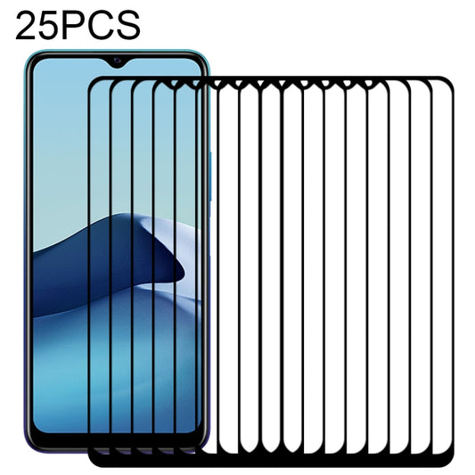25 PCS Full Glue Full Screen Tempered Glass Film, For vivo Y20A (25 PCS), For OPPO Reno5 K (25 PCS), For Motorola Moto G9 Power (25 PCS), For Samsung Galaxy A02 (25 PCS), For Xiaomi Redmi K40 (25 PCS), For Xiaomi Redmi K40 Pro (25 PCS)�����������������...