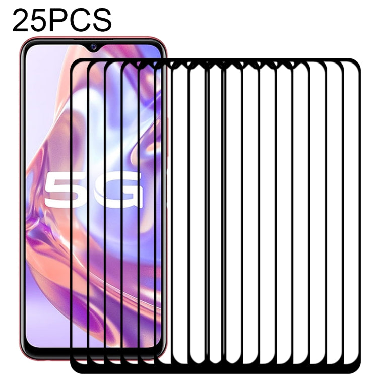25 PCS Full Glue Full Screen Tempered Glass Film, For vivo Y20A (25 PCS), For OPPO Reno5 K (25 PCS), For Motorola Moto G9 Power (25 PCS), For Samsung Galaxy A02 (25 PCS), For Xiaomi Redmi K40 (25 PCS), For Xiaomi Redmi K40 Pro (25 PCS)�����������������...