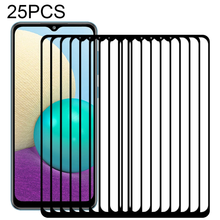 25 PCS Full Glue Full Screen Tempered Glass Film, For vivo Y20A (25 PCS), For OPPO Reno5 K (25 PCS), For Motorola Moto G9 Power (25 PCS), For Samsung Galaxy A02 (25 PCS), For Xiaomi Redmi K40 (25 PCS), For Xiaomi Redmi K40 Pro (25 PCS)�����������������...