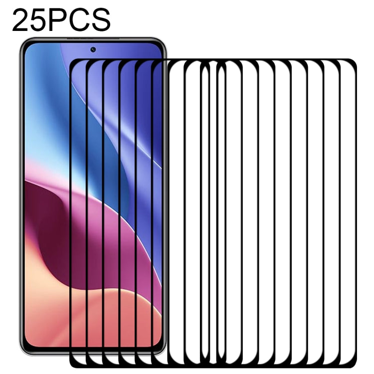 25 PCS Full Glue Full Screen Tempered Glass Film, For vivo Y20A (25 PCS), For OPPO Reno5 K (25 PCS), For Motorola Moto G9 Power (25 PCS), For Samsung Galaxy A02 (25 PCS), For Xiaomi Redmi K40 (25 PCS), For Xiaomi Redmi K40 Pro (25 PCS)�����������������...