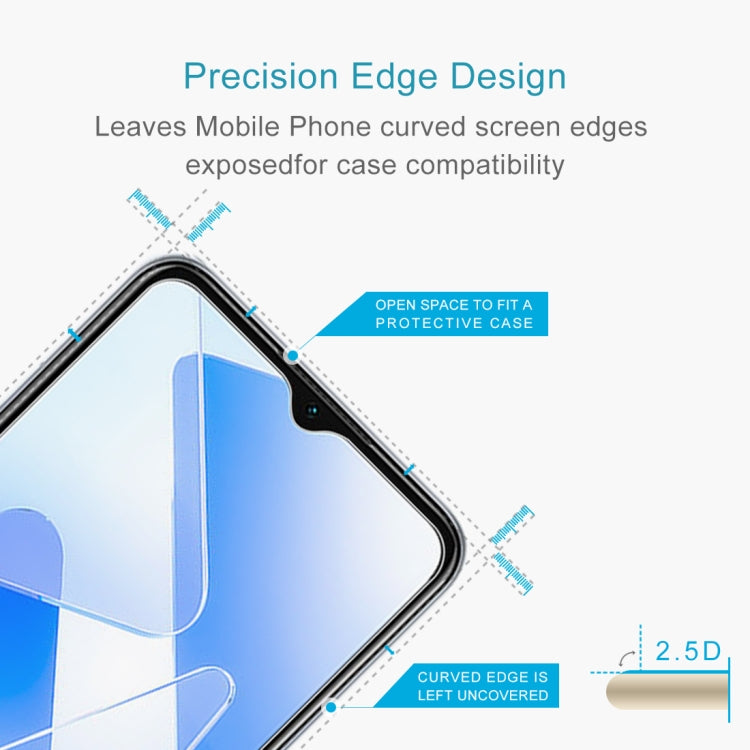 0.26mm 9H Surface Hardness 2.5D Explosion-proof Tempered Glass Non-full Screen Film, For OPPO A55 5G (1 PCS), For Samsung Galaxy A02 (1 PCS), For Xiaomi Redmi K40 Pro (1 PCS)