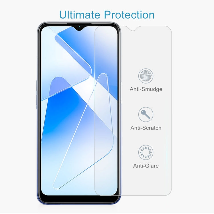 0.26mm 9H Surface Hardness 2.5D Explosion-proof Tempered Glass Non-full Screen Film, For OPPO A55 5G (1 PCS), For Samsung Galaxy A02 (1 PCS), For Xiaomi Redmi K40 Pro (1 PCS)