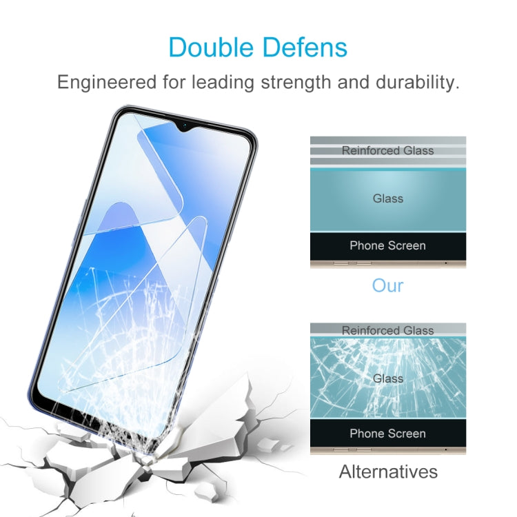 0.26mm 9H Surface Hardness 2.5D Explosion-proof Tempered Glass Non-full Screen Film, For OPPO A55 5G (1 PCS), For Samsung Galaxy A02 (1 PCS), For Xiaomi Redmi K40 Pro (1 PCS)