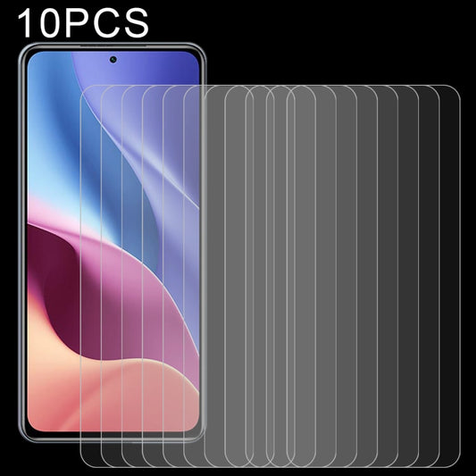 10 PCS 0.26mm 9H Surface Hardness 2.5D Explosion-proof Tempered Glass Non-full Screen Film, For Xiaomi Redmi K40 Pro (10 PCS), For OPPO A55 5G (10 PCS), For Samsung Galaxy A02 (10 PCS)