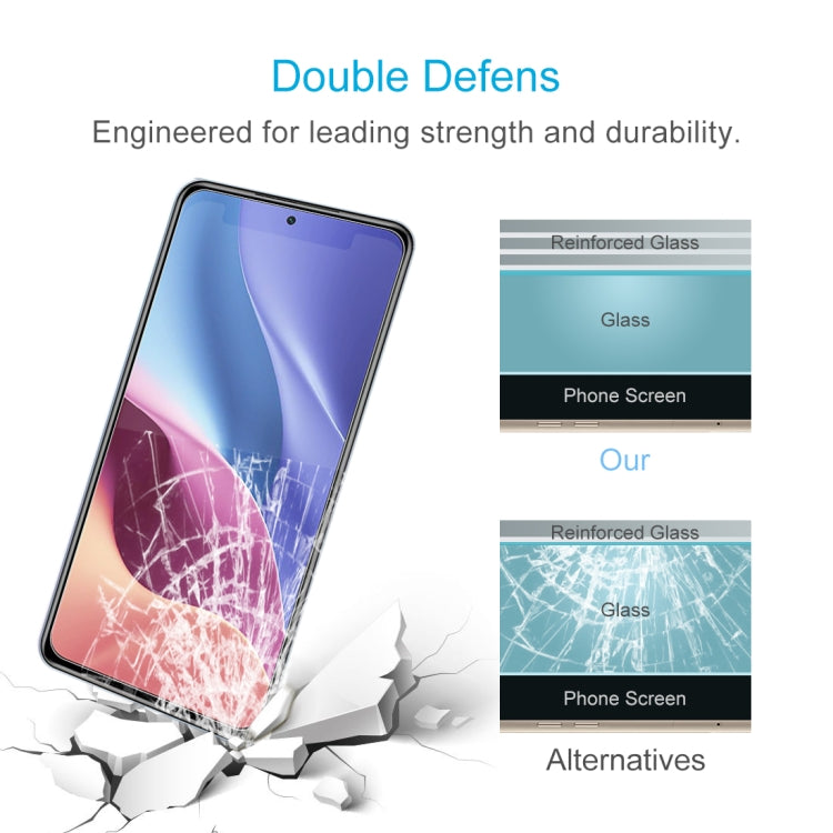 10 PCS 0.26mm 9H Surface Hardness 2.5D Explosion-proof Tempered Glass Non-full Screen Film, For Xiaomi Redmi K40 Pro (10 PCS), For OPPO A55 5G (10 PCS), For Samsung Galaxy A02 (10 PCS)