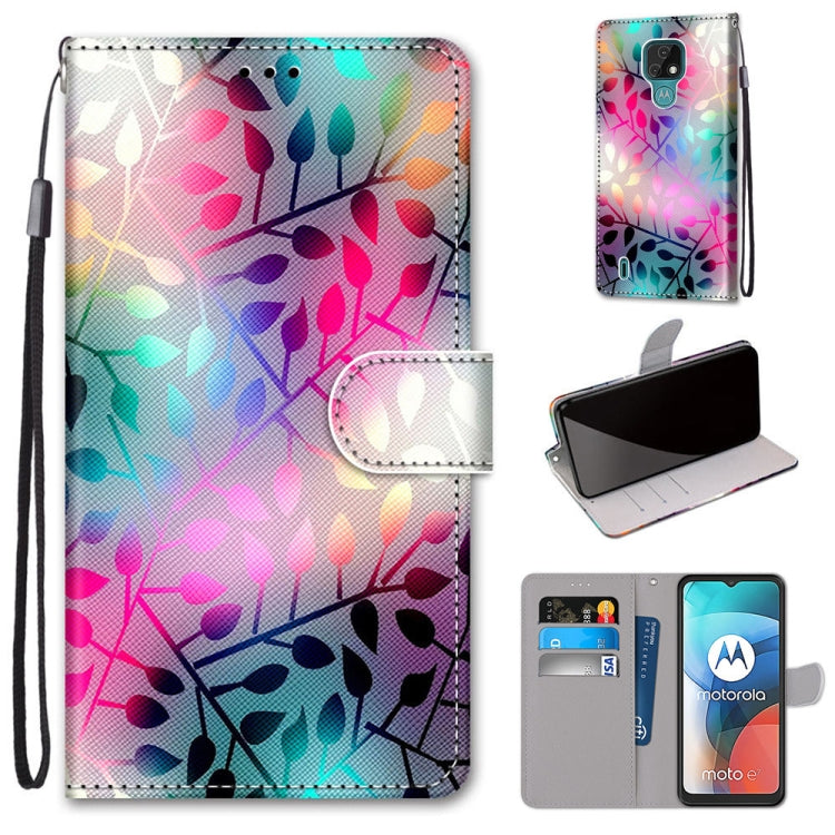 Colored Drawing Cross Texture Horizontal Flip PU Leather Case with Holder &amp; Card Slots &amp; Wallet &amp; Lanyard, Series 1