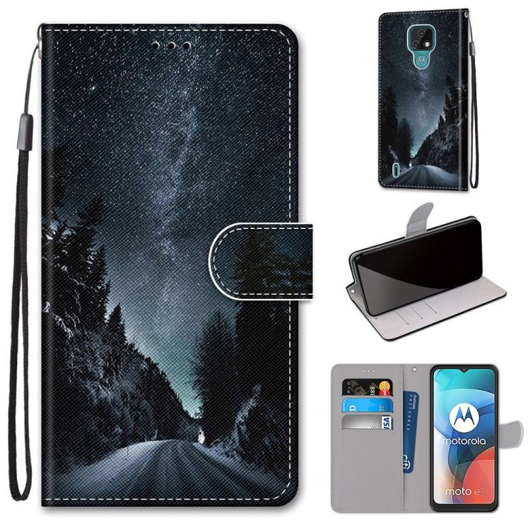 Colored Drawing Cross Texture Horizontal Flip PU Leather Case with Holder &amp; Card Slots &amp; Wallet &amp; Lanyard, Series 1