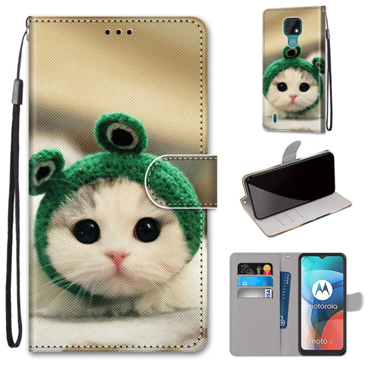 Coloured Drawing Cross Texture Horizontal Flip PU Leather Case with Holder & Card Slots & Wallet & Lanyard, Series 1