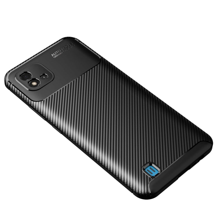 Carbon Fiber Texture Shockproof TPU Case, For OPPO Realme C20, For Xiaomi Redmi Note 10 Pro