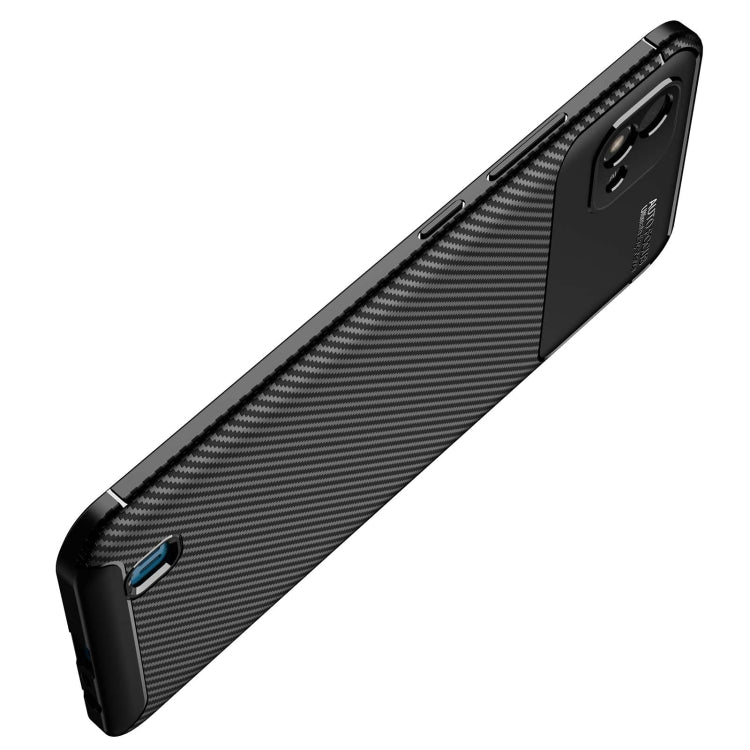 Carbon Fiber Texture Shockproof TPU Case, For OPPO Realme C20, For Xiaomi Redmi Note 10 Pro