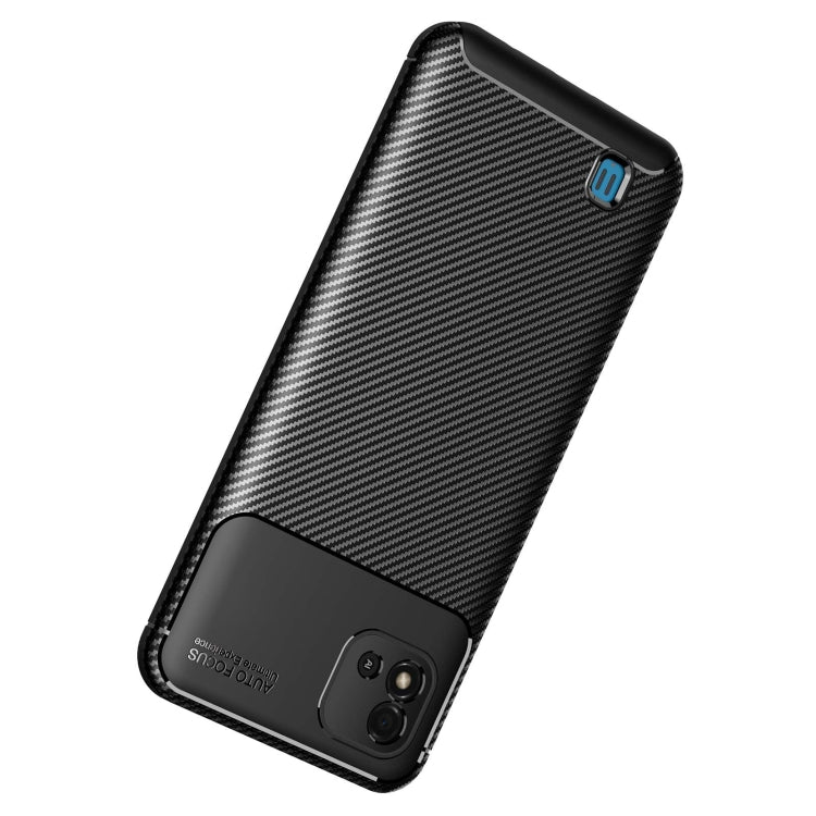 Carbon Fiber Texture Shockproof TPU Case, For OPPO Realme C20, For Xiaomi Redmi Note 10 Pro