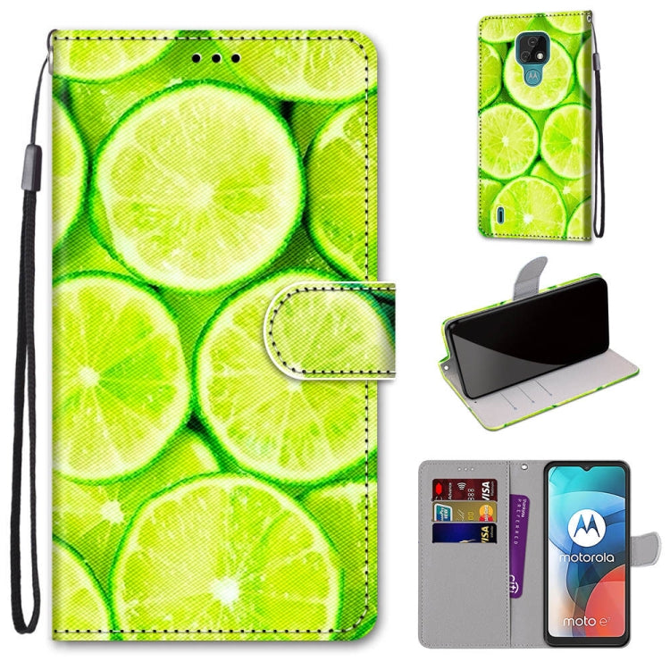 Coloured Drawing Cross Texture Horizontal Flip PU Leather Case with Holder & Card Slots & Wallet & Lanyard, Series 1