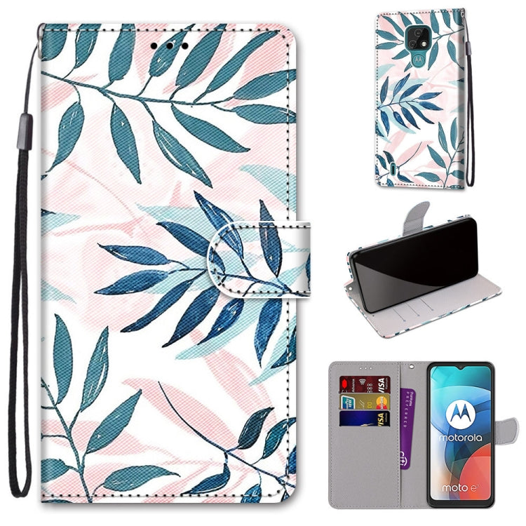 Coloured Drawing Cross Texture Horizontal Flip PU Leather Case with Holder & Card Slots & Wallet & Lanyard, Series 1