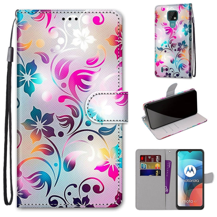 Coloured Drawing Cross Texture Horizontal Flip PU Leather Case with Holder & Card Slots & Wallet & Lanyard, Series 1