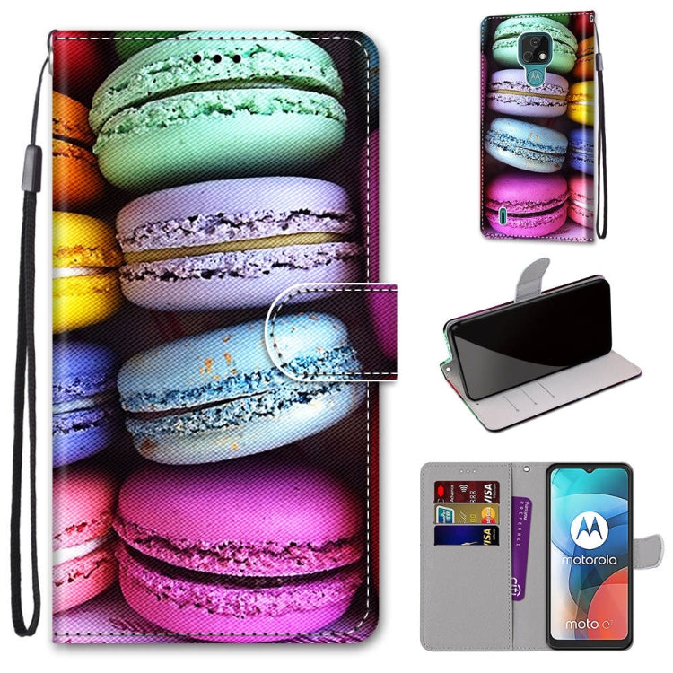 Coloured Drawing Cross Texture Horizontal Flip PU Leather Case with Holder & Card Slots & Wallet & Lanyard, Series 1